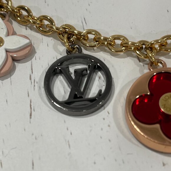 Louis Vuitton Flash Flower Bag Charm/Key Holder Metal Plexiglass (JB1309) - Picture 3 of 8